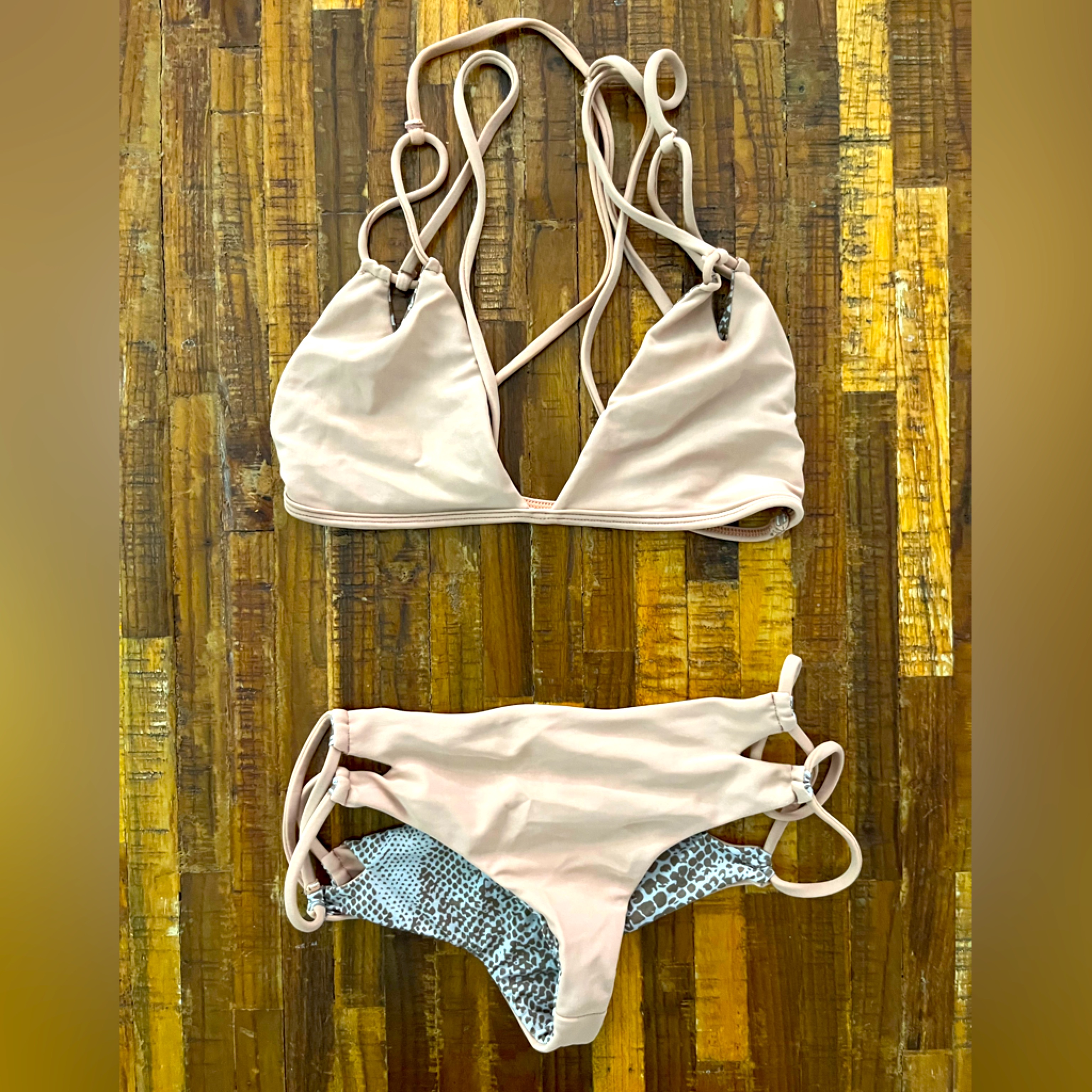 Acacia Bikini Set, Nude